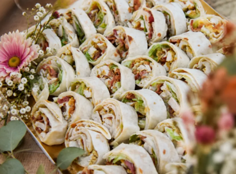 Plateau de wraps garnis